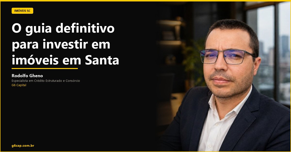 Rodolfo Gheno — O guia definitivo para investir em imóveis em Santa Catarina | G6 Capital, Vale do Itajaí SC